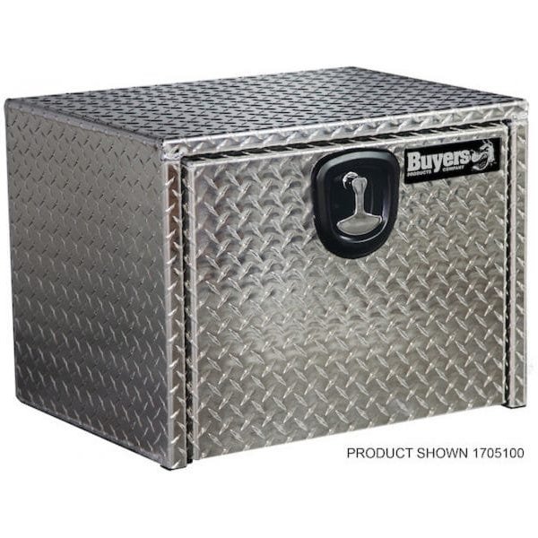 Buyers 1705145 60in Aluminum Underbody Truck Box Diamond Plate Silver
