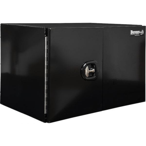 Buyers 1705845 60in Aluminum Underbody Truck Box Barn Door Matte Black