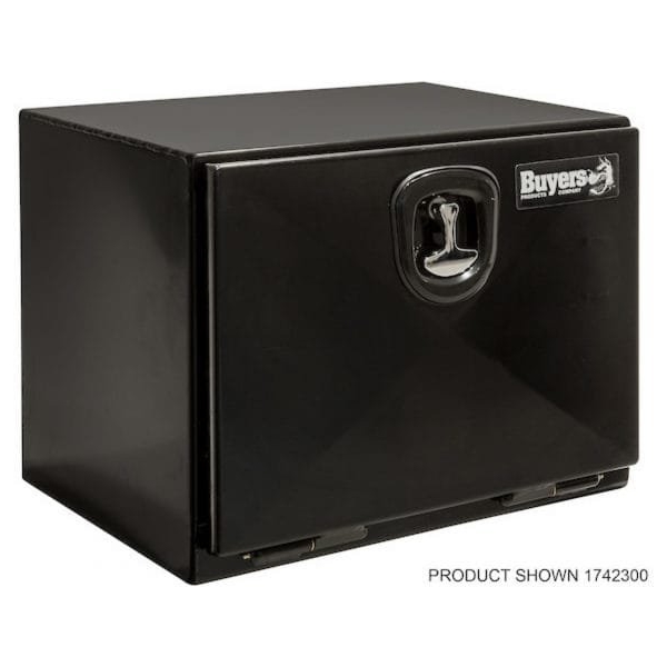 Buyers 1742325 72in Carbon Steel Underbody Truck Box Glossy Black