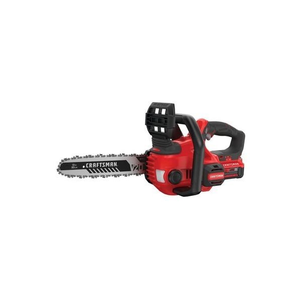 Craftsman CMCCS630C2 V20 - 12in Compact Cordless Chainsaw Kit (4Ah Battery)