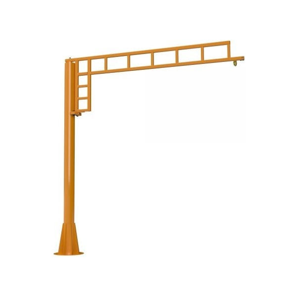 Caldwell 750F-250-10-10 Foundationless Jib Crane Kit, 250 lbs, 120 in Boom