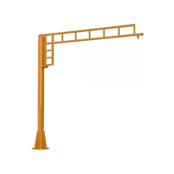 Caldwell 750F-250-10-12 Foundationless Jib Crane Kit, 250 lbs, 120 in Boom
