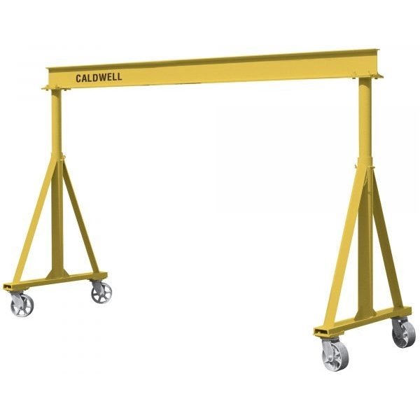 Caldwell H90-3-16/20 Steel Fixed Gantry Crane - 6000 lb, 21.5 ft I-Beam