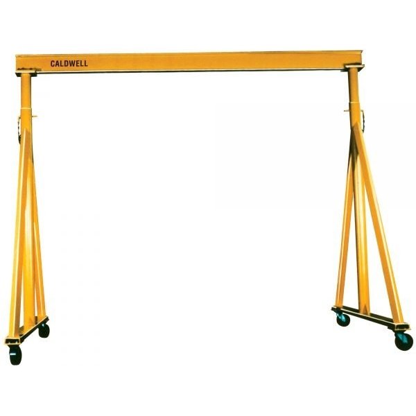 Caldwell K90-3-16/10 Adjustable Gantry Crane, 6000 lb, 11.5 ft Span, Steel