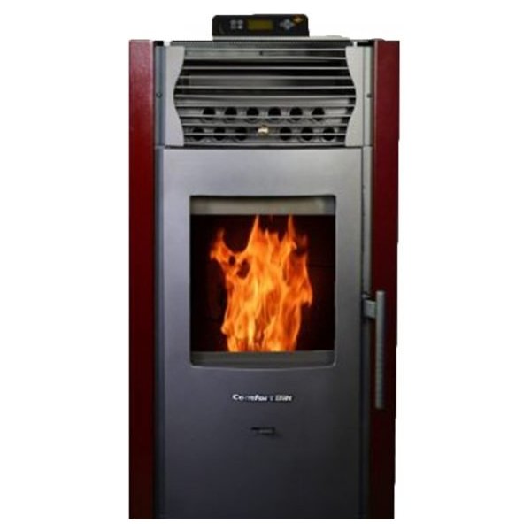 ComfortBilt HP50-Burgundy Pellet Stove 42,000 BTU Heats 2,200 sq ft