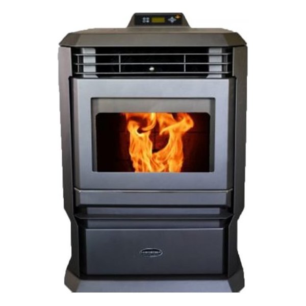 ComfortBilt HP61-Charcoal Pellet Stove 50,000 BTU Heats 3,000 sq ft