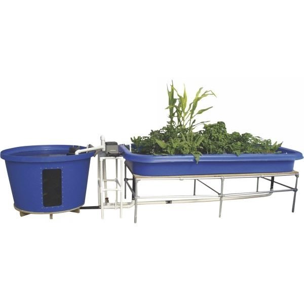 Crop King AQUHILM01 200-Gallon Aquaponic System Integrated Design