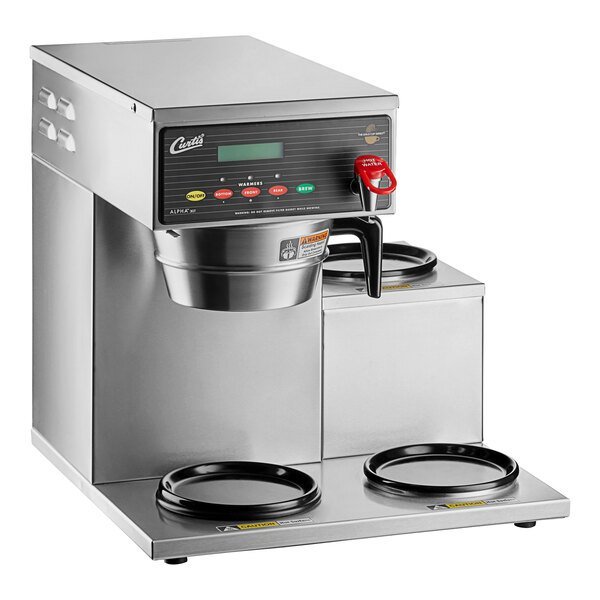 Curtis ALP3GTR12A000 - 12 Cup Brewer with 3 Right Lower Warmers