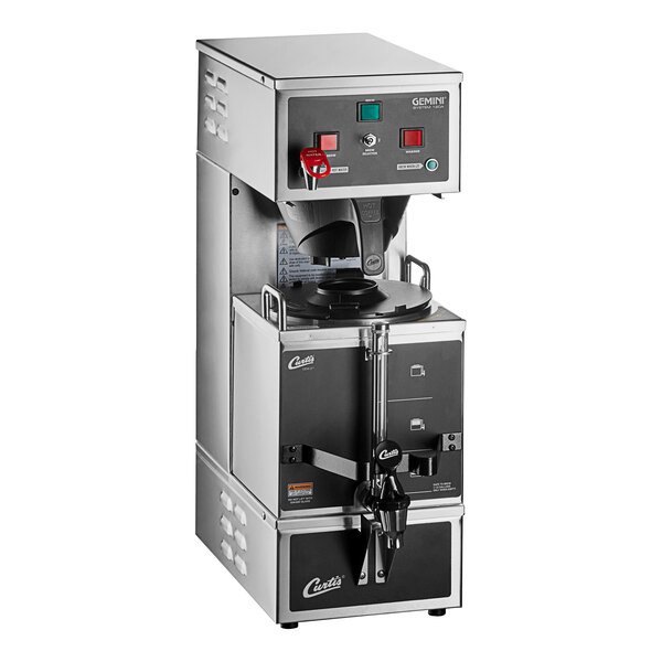 Curtis GEM-120A-10 - Gemini Stainless Analog Satellite Brewer 1 Curtis GEM-120A-10 - Gemini Stainless Analog Satellite Brewer