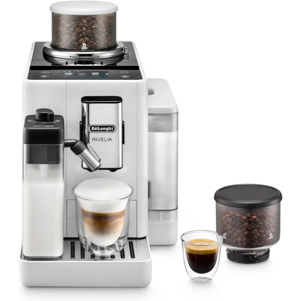 DeLonghi Rivelia - Super Automatic Espresso Arctic White