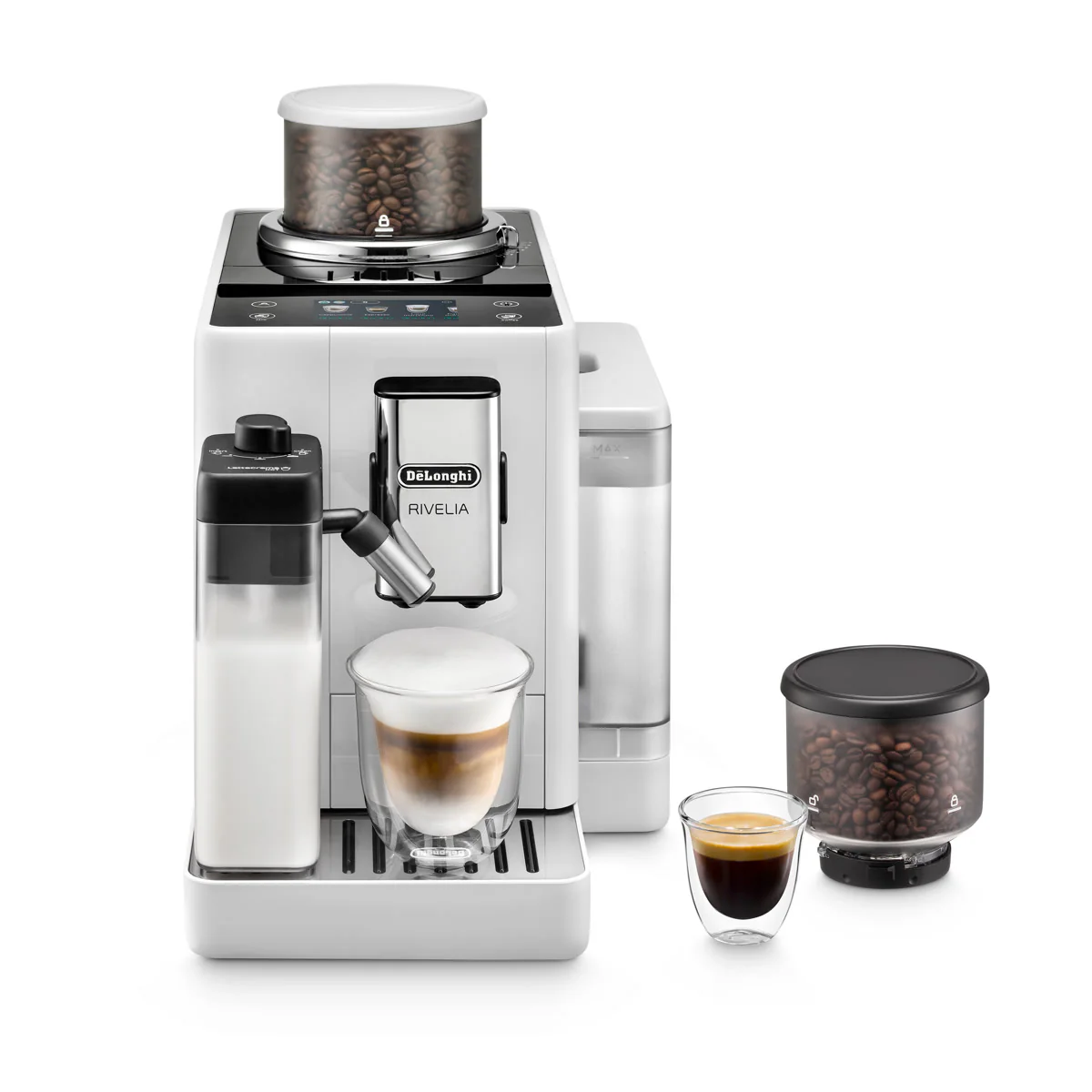 DeLonghi Rivelia - Super Automatic Espresso Arctic White 1 DeLonghi Rivelia - Super Automatic Espresso Arctic White