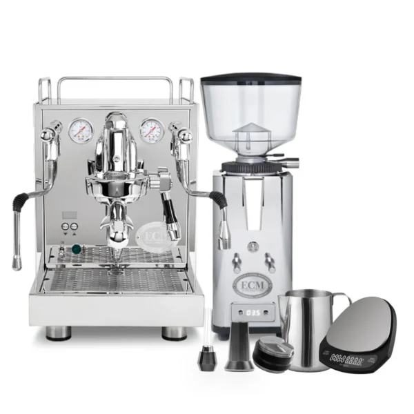 ECM Mechanika Max & S-Automatik 64 - Burr Grinder Bundle