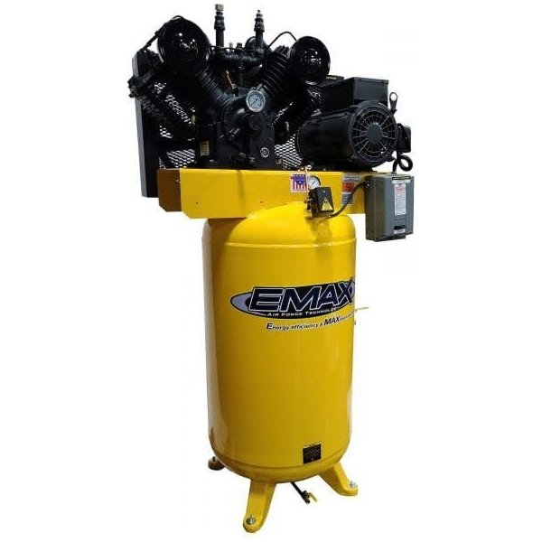 EMAX EI07V080V1 - Industrial 2-Stage Vertical Air Compressor
