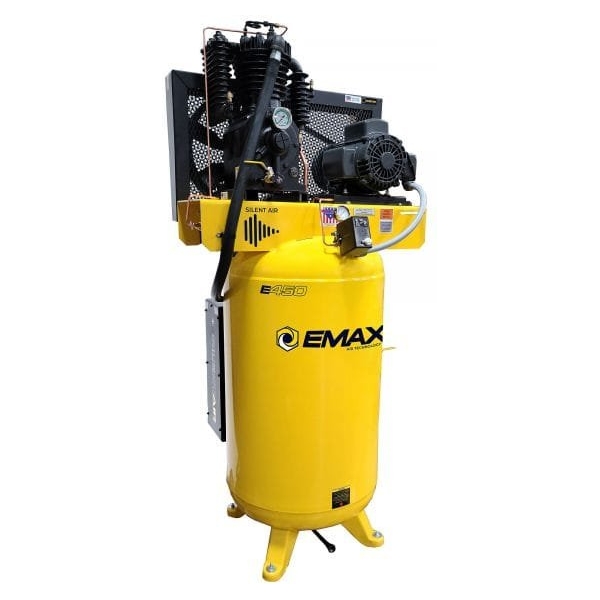 EMAX ESP05V080I3-460 - Prem 3PH Vertical Compressor w/ Lube Pump 460V
