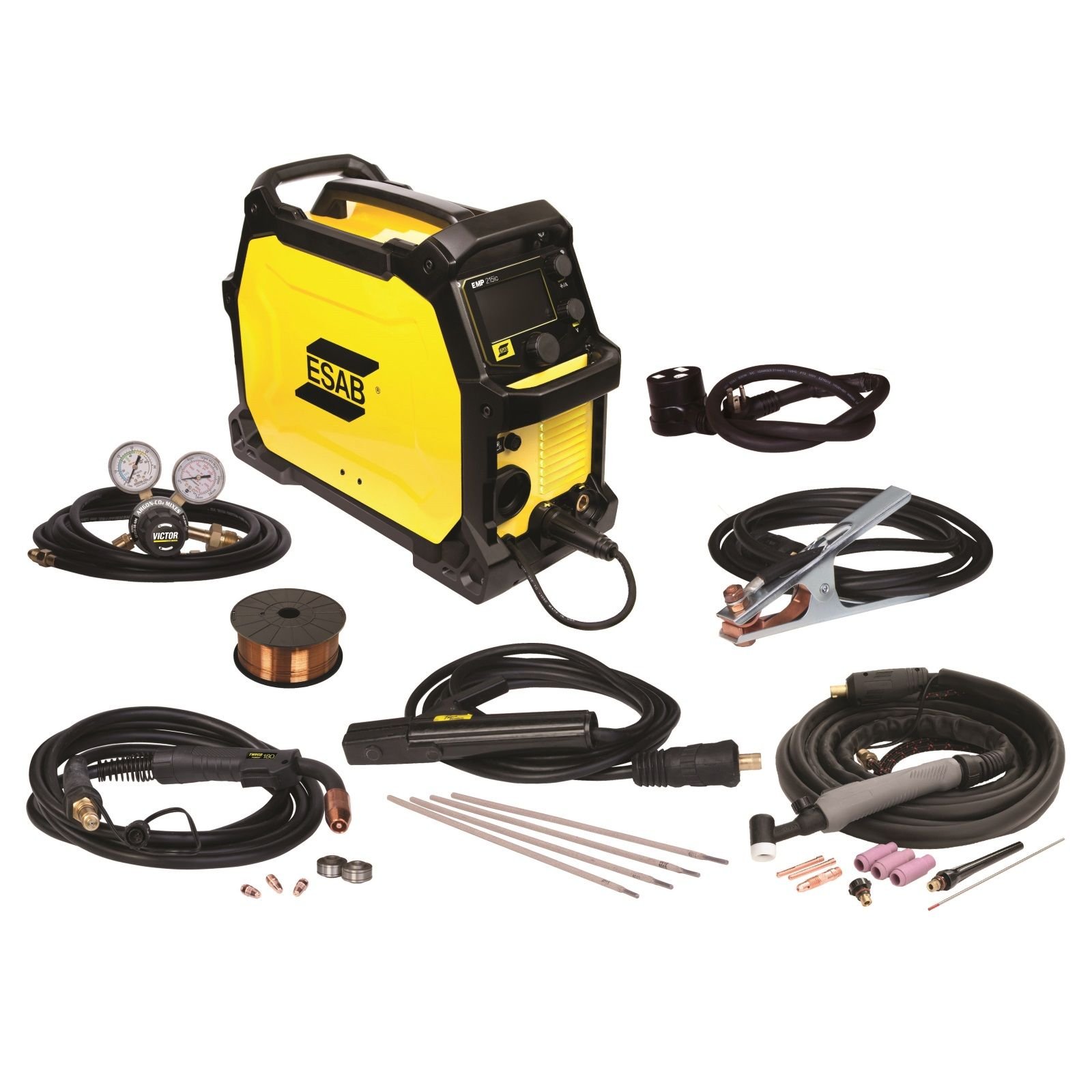 ESAB 0558102240 Rebel EMP 215ic Multi-Process Welder (MIG/Stick/TIG) 1 ESAB 0558102240 Rebel EMP 215ic Multi-Process Welder (MIG/Stick/TIG)