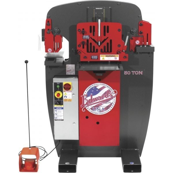 Edwards IW50-3P230-AC500 JAWS 50 Ton Ironworker - Acc Pkg, 3PH 230V