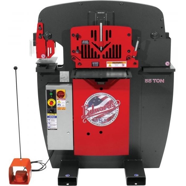 Edwards IW55-3P230-AC500 JAWS 55 Ton Ironworker - Acc Pkg, 3PH 230V