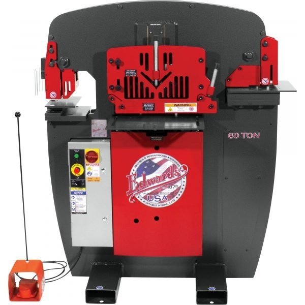 Edwards IW60-3P460 JAWS 60 Ton Ironworker - 3PH 460V