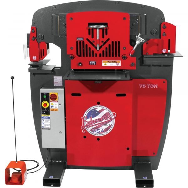 Edwards IW75-3P380 JAWS 75 Ton Ironworker - 3PH 380V 1 Edwards IW75-3P380 JAWS 75 Ton Ironworker - 3PH 380V