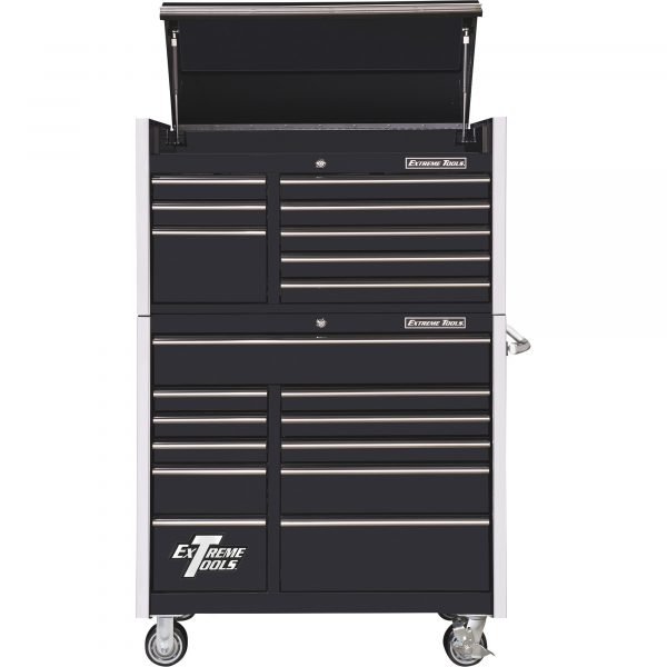 Extreme Tools RX412508CHBK RX Series 41" 8-Drawer Top Tool Chest, 25"D, Black 1 Extreme Tools RX412508CHBK RX Series 41" 8-Drawer Top Tool Chest, 25"D, Black