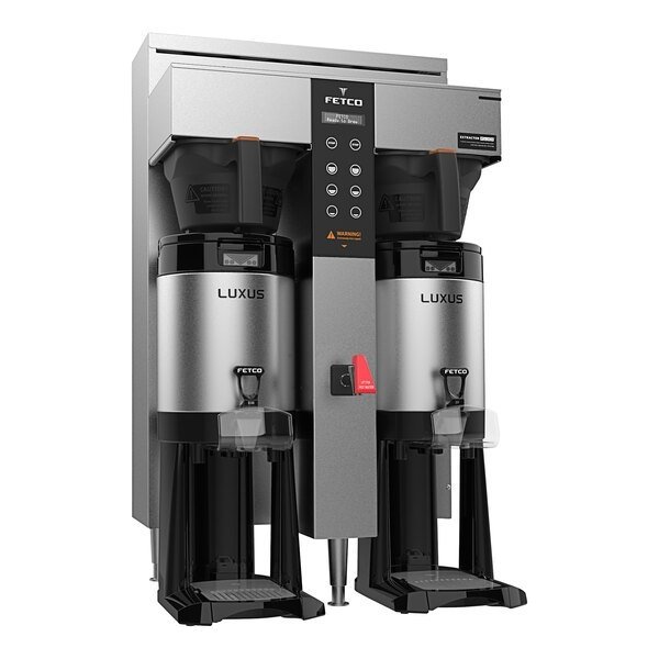 Fetco CBS-1242 Plus Series - Twin Digital Brewer Metal Basket