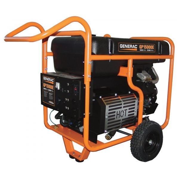 Generac GP15000E 5734 Generator Portable 15000W Electric Start