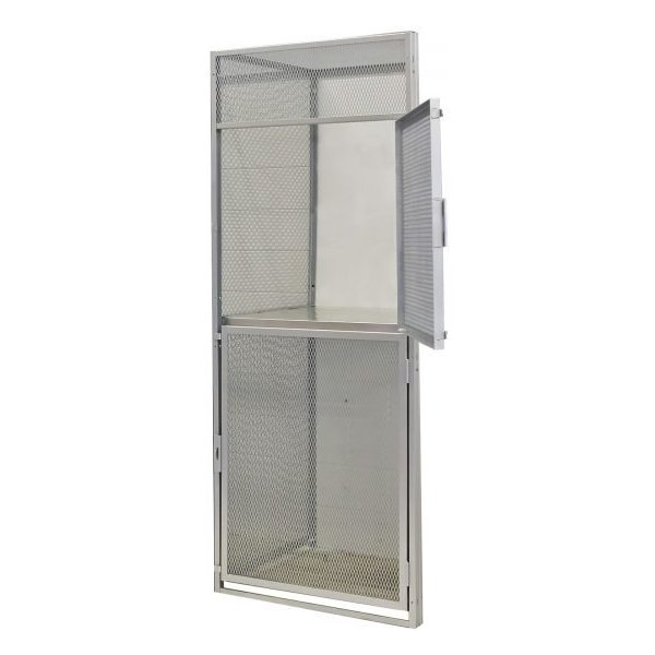 Hallowell BSL366090-R-2A-HG Bulk Storage Locker, Double Tier (90"H x 36"W, Dark Gray, Add-On)