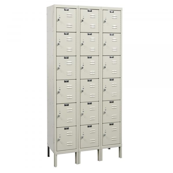 Hallowell U3288-6G-A-PT Galvanite Steel Locker, Six Tier (78"H x 36"W, Tan, Add-On) 1 Hallowell U3288-6G-A-PT Galvanite Steel Locker, Six Tier (78"H x 36"W, Tan, Add-On)