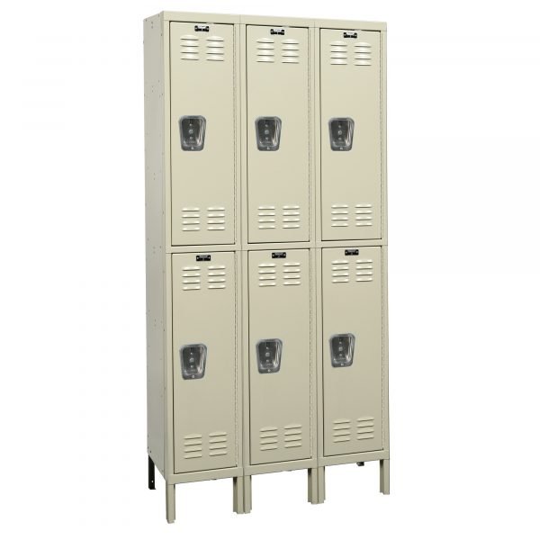 Hallowell U3588-2A-PT Premium Steel Locker, Double Tier (78"H x 45"W, Tan, Add-On) 1 Hallowell U3588-2A-PT Premium Steel Locker, Double Tier (78"H x 45"W, Tan, Add-On)