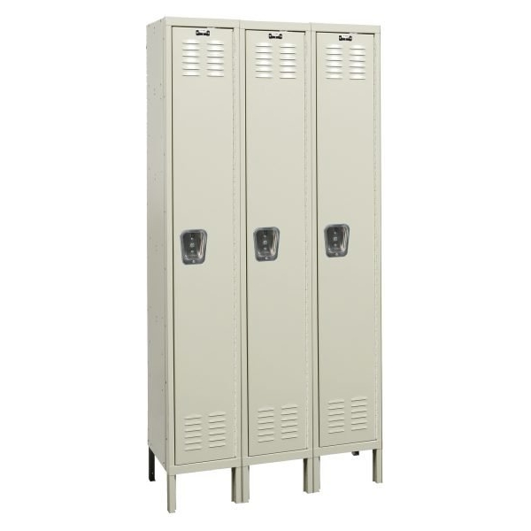 Hallowell USVP3228-6A-PT Safety-View Plus Locker, Six Tier (78"H x 36"W, Tan, Add-On)