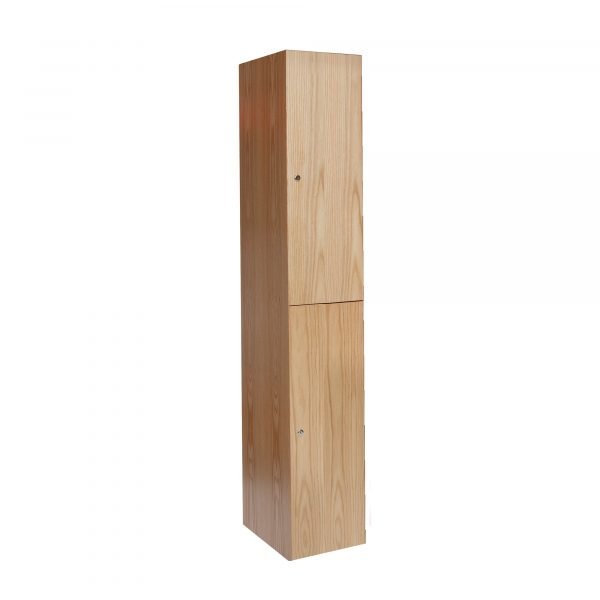 Hallowell UW1582-2A-W-RO All-Wood Club Locker, Double Tier (72"H x 15"W, Brown, Add-On) 1 Hallowell UW1582-2A-W-RO All-Wood Club Locker, Double Tier (72"H x 15"W, Brown, Add-On)