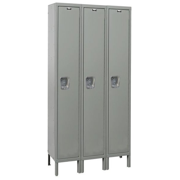 Hallowell UY3228-1A-HG Maintenance-Free Quiet Locker, Single Tier (78"H x 36"W, Dark Gray, Add-On)
