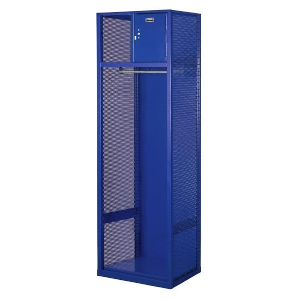 Hallowell WSBN482-1C-GS Welded Sport Locker with Bench Blue
