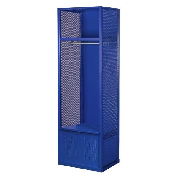 Hallowell WSNF482-1C-GS Welded Sport Locker Blue Single Column
