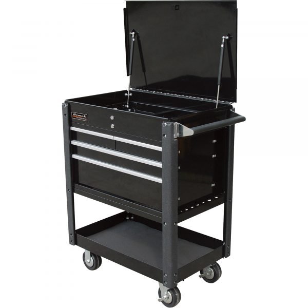 Homak BK06032000 4-Drawer Industrial Service Cart Black 1 Homak BK06032000 4-Drawer Industrial Service Cart Black