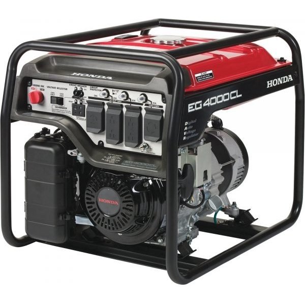 Honda EG4000CLAN DAVR Portable Generator 4,000 Peak/3,500 Rated Watts CARB Compliant