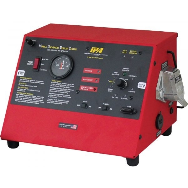 IPA 9007A Smart Mutt Mobile Digital 7 Round Trailer Light Tester with Remote