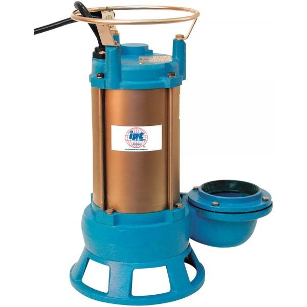 IPT 5760-IPT-95 Submersible Shredder Sewage Pump (7200 GPH, 1 HP, 2in)