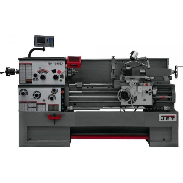 JET GH-1640ZX ZX Lathe - 16x40in, DRO, Taper, Collet Closer