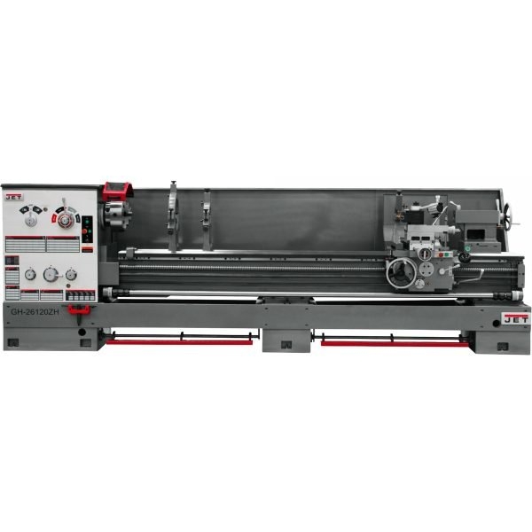 JET GH-26120ZH Geared Head Lathe - 4 1/8in Spindle Bore, 26in x 120in