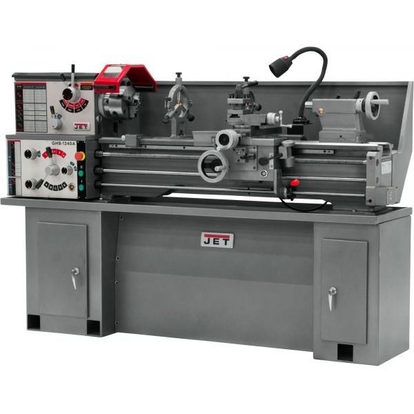 JET GHB-1340A Geared Head Bench Lathe - 13in x 40in, Collet Closer