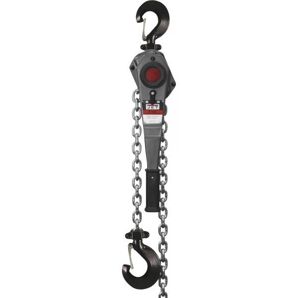 JET JLH Manual Lever Hoist, 3-Ton Capacity, 15 ft. Lift w/ Swivel Hooks & OLP