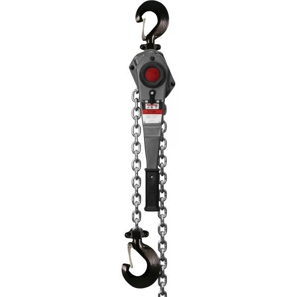 JET JLH Manual Lever Hoist, 3-Ton Capacity, 20 ft. Lift w/ Swivel Hooks & OLP