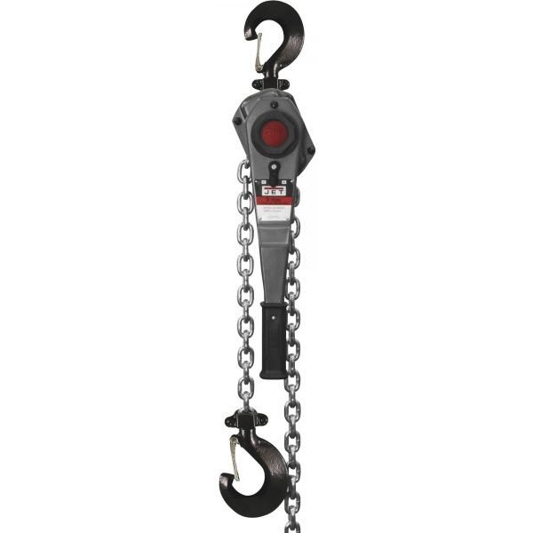 JET JLH Manual Lever Hoist, 3-Ton Capacity, 5 ft. Lift w/ Swivel Hooks & OLP