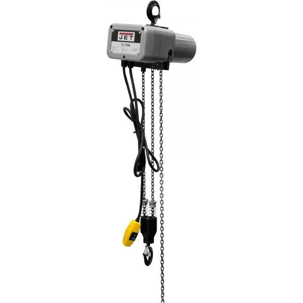 JET JSH Series Electric Chain Hoist, 1/4-Ton, 1-Phase, 15 ft. Lift