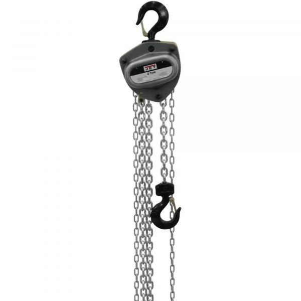 JET L100 Series Manual Chain Hoist, 2-Ton, 60 ft. Lift w/ OLP 1 JET L100 Series Manual Chain Hoist, 2-Ton, 60 ft. Lift w/ OLP