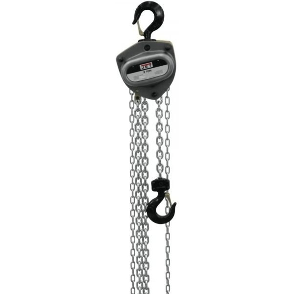 JET L100 Series Manual Chain Hoist, 2-Ton, 80 ft. Lift w/ OLP