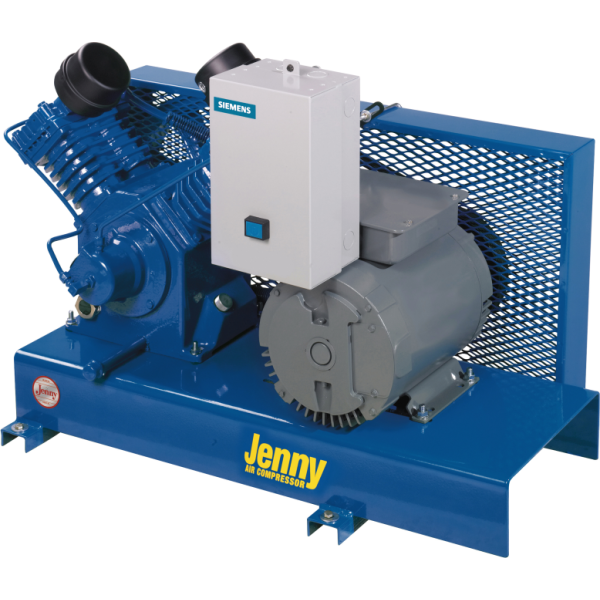 Jenny T20B-B Air Compressor - 20HP Base Mount
