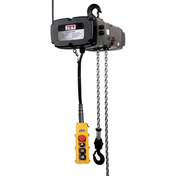 Jet TS200-230-060 2-Ton Electric Hoist 60 ft Lift, 230V 3PH