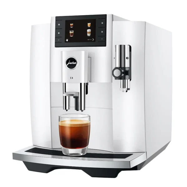 Jura E8 Piano White - Automatic Coffee Machine 15683